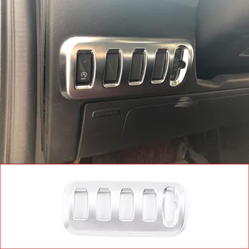 

Car Styling For Mercedes Benz Smart 453 Fortwo Forfour 2015-20 ABS plastic Headlight Switch Cover Trim Car Interior Accessories