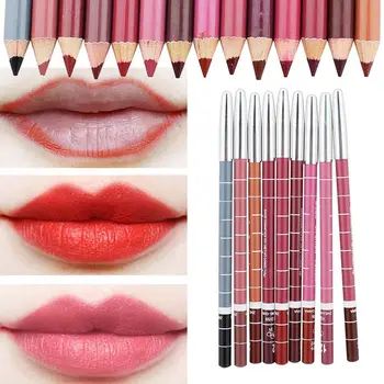 

1Pcs Smooth Lip Liner 20 Colors Available Easy To Draw Lipstick Pencil High Quality Long Lasting Waterproof Cosmetic Tools