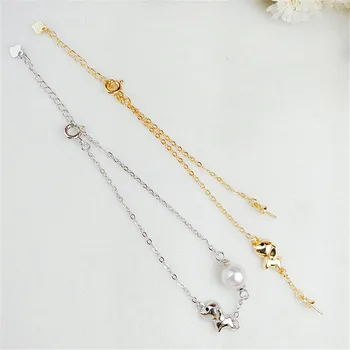 

Classic 925 Sterling silver chain accessories bracelet chain for jewelry making material