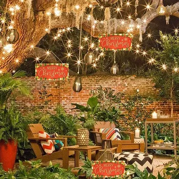 

Decoración navideña Cristmass Christmas Indoor And Outdoor Wood Hanging Door Decorations Signs With Light новогодние украшения