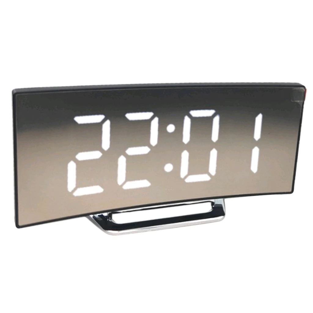 Ultra Large LED Display Screen Digital Mirror Alarm Clock 