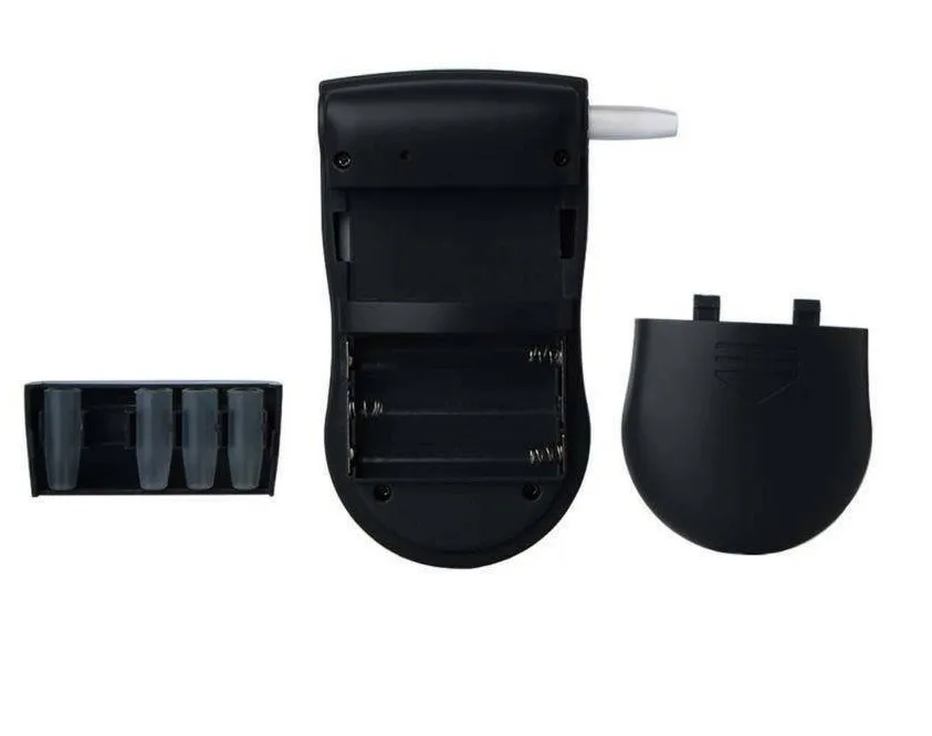 

Breathalyzer Alcohol Detector 11.2x6.1x2.9cm Replacement Digital Accurate Sensor Practical