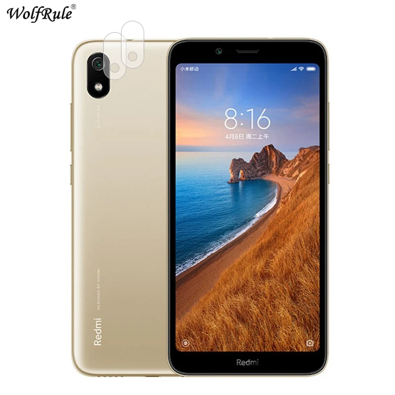 2 шт. Защита камеры для Xiaomi Redmi 7A гибкое стекловолоконное стекло защита от царапин