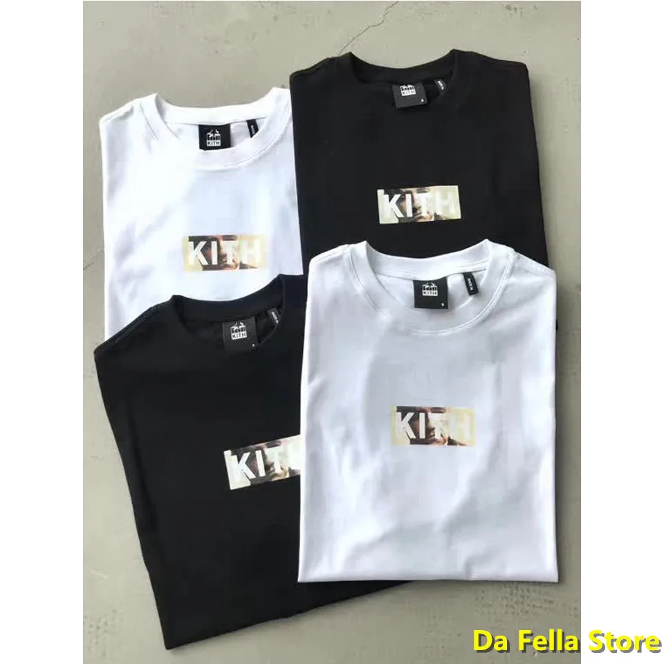 Kith Крестный отец футболка 20SS Для мужчин женщин Вито Корлеоне коробка логотип