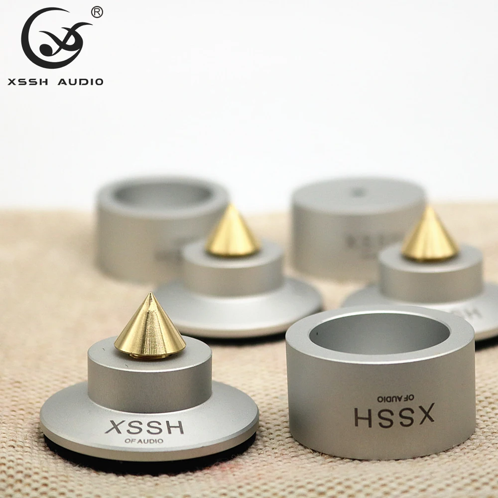 Almohadilla de amortiguación para amplificador de Audio y CD, dispositivo de Audio y CD con puntas de amortiguación de resorte, de aluminio, modelo XSSH YIVO, nueva actualización