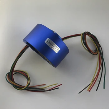 

1PCS 25.4mm Hole Hollow Shaft Slip Ring 6ch 10A Diameter 85mm FSH Rotary Joint 220V AC DC Connector Slipring Collector Ring