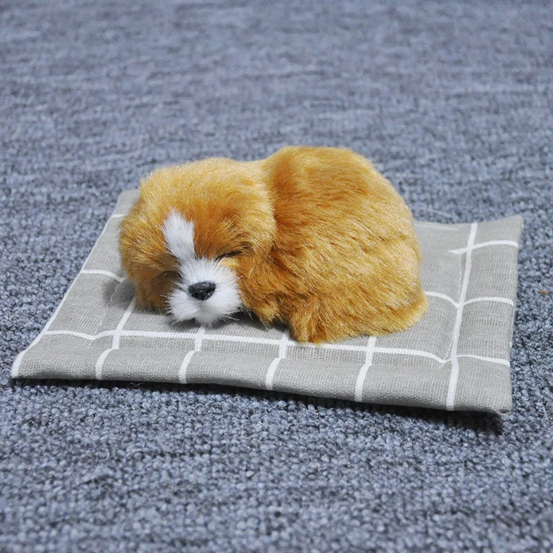 Имитация животных Nap Dog один клик вызовет тканевый коврик для сна декоративная собака для автомобиля Новинка подарок