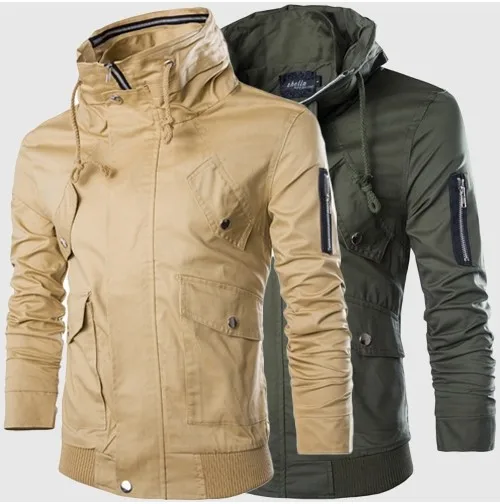 

Hot Selling Autumn And Winter New Style Double Collar Design Special Offer Coat Large Size Men'S Wear MEN'S Jacket Jk29