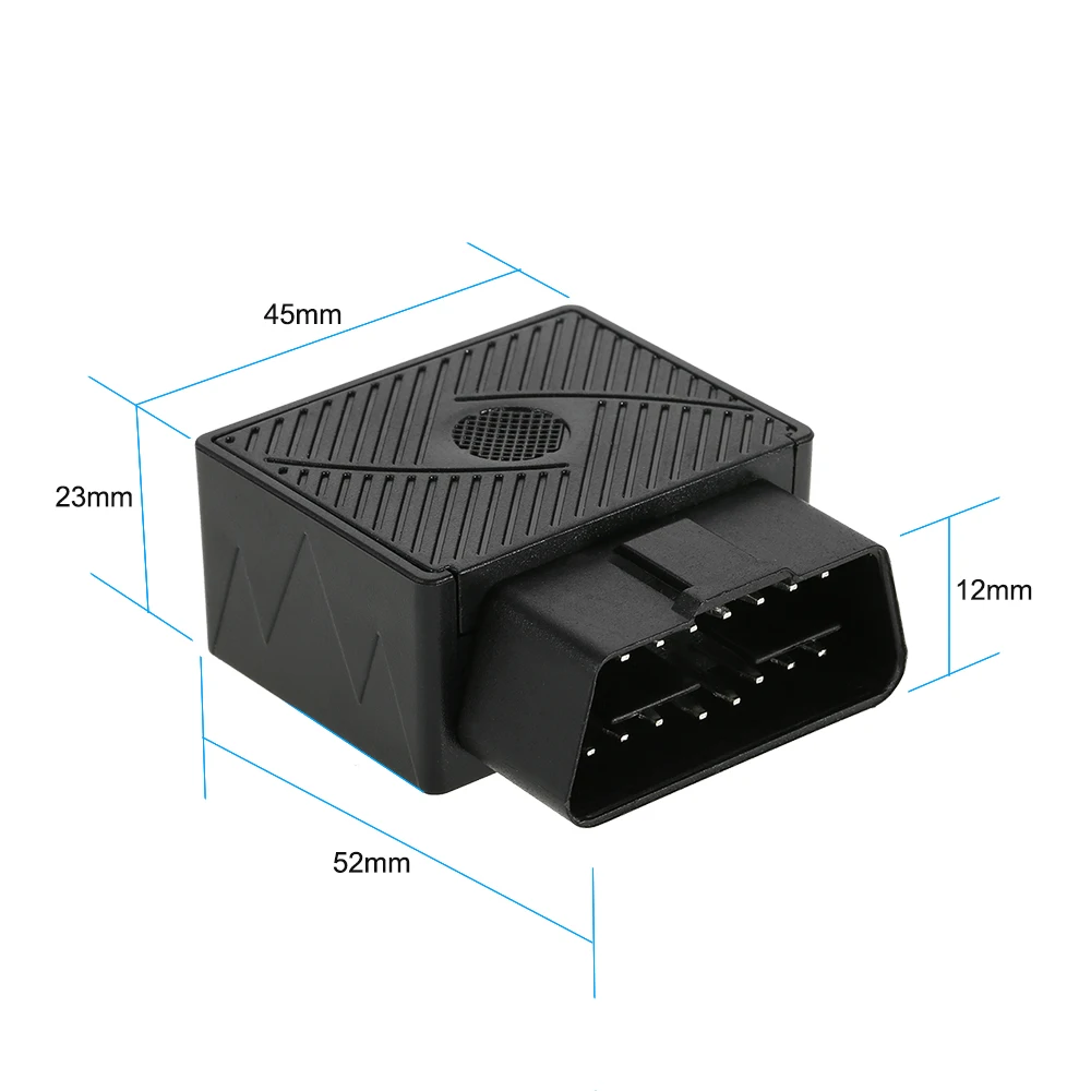 OBD gps-трекер автомобильный мини GSM OBDII устройство слежения автомобиля система Plug and Play с программным обеспечением и приложением