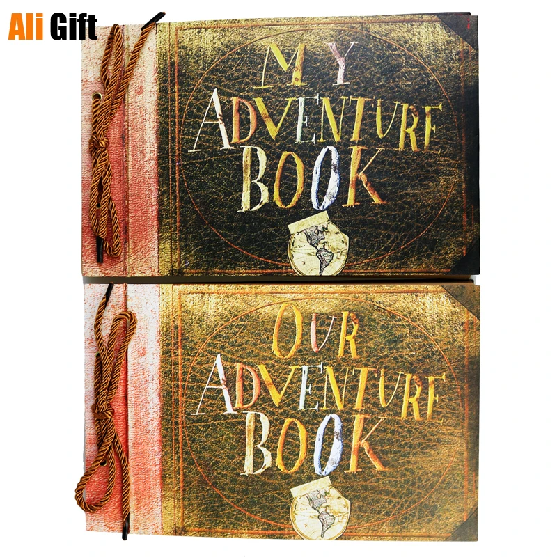 DIY Handmade Cartoon Photo Album Adventure Book Baby Wedding Stickers Scrapbooking For Gifts photo album