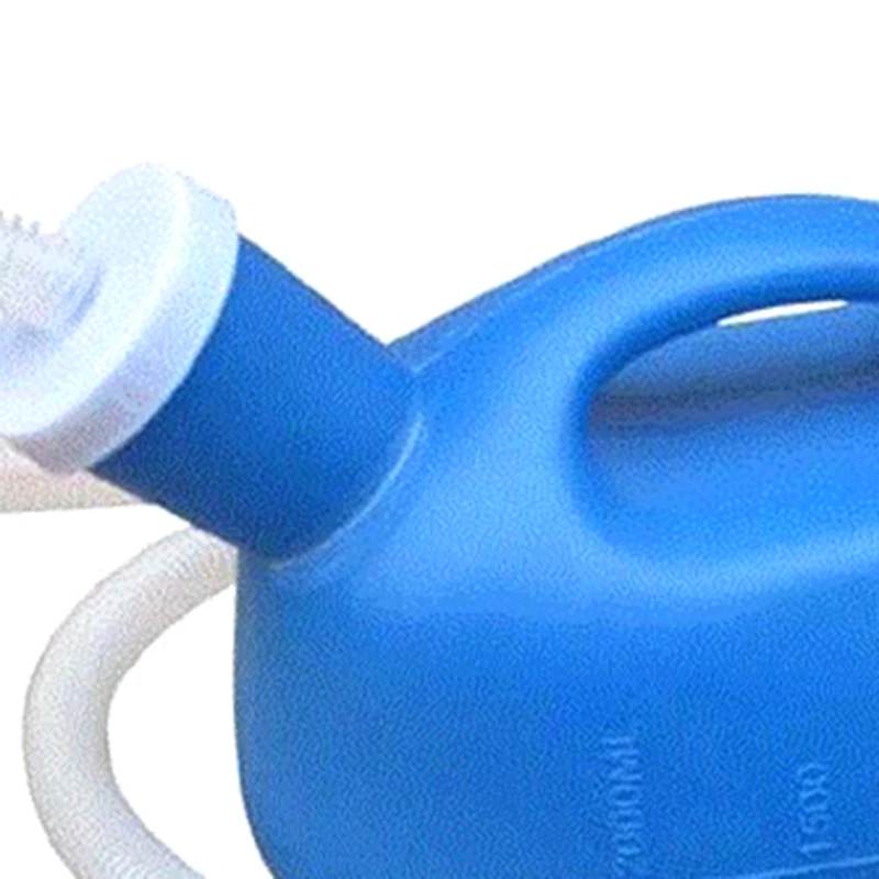 ELEG-писсуар Pee бутылка Универсальная Портативная 2000 мл с адаптером для женщин для больницы кемпинга автомобиля Путешествия Синий
