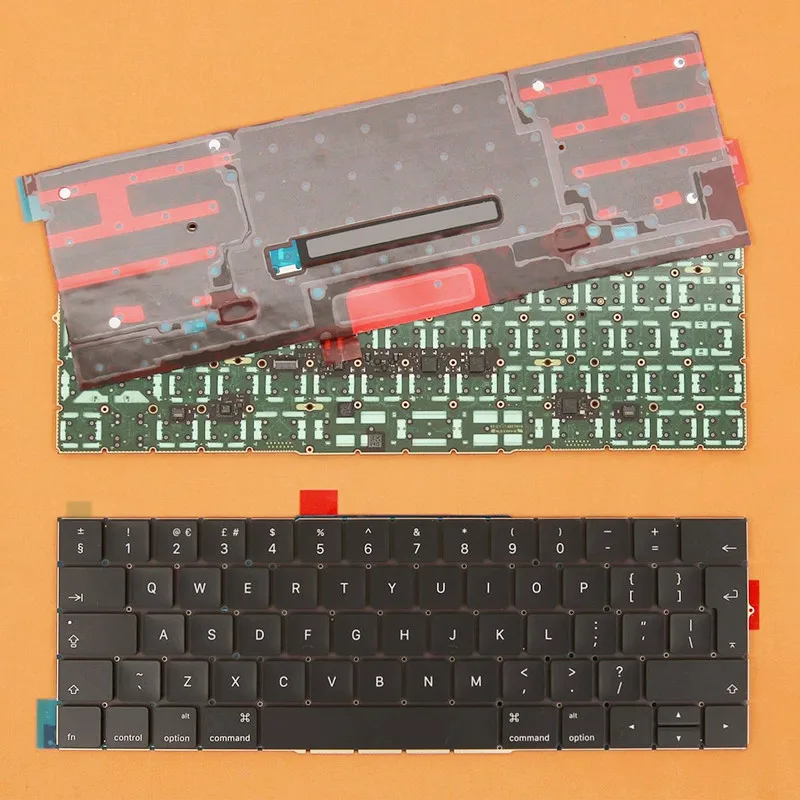 

UK Keyboard Laptop for Apple MacBook Pro A1707 15" Black (With Backlit Board) Laptop Keyboards With Free Shipping