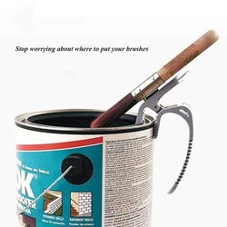Outil de peinture multifonctionnel, en Latex à base d'eau, outil à pince de seau, ouvre seau, brosse et rouleau, outil de nettoyage, accessrios 