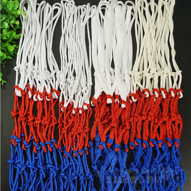 Универсальная сетка для баскетбола трех цветов сменная нейлоновая без кнута