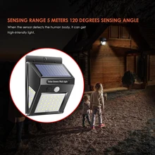 Дорожка светильник s уличный светильник Настенный светильник прочный экологичный солнечный датчик движения 40LED домашний уличный