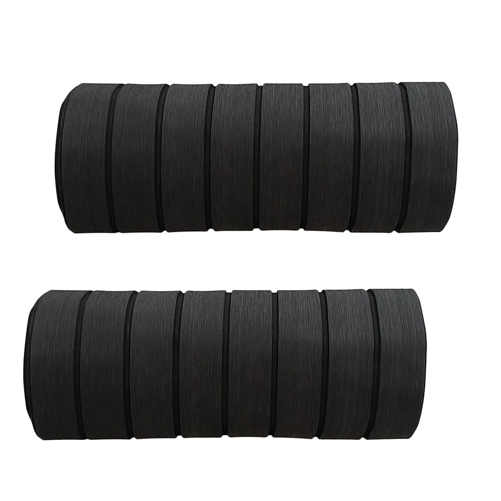 

2x Surf Deck Traction Pad Premium EVA with Tail Kicker Adhesive for Surfboard Longboard Shortboard Funboard Fish Skimboard