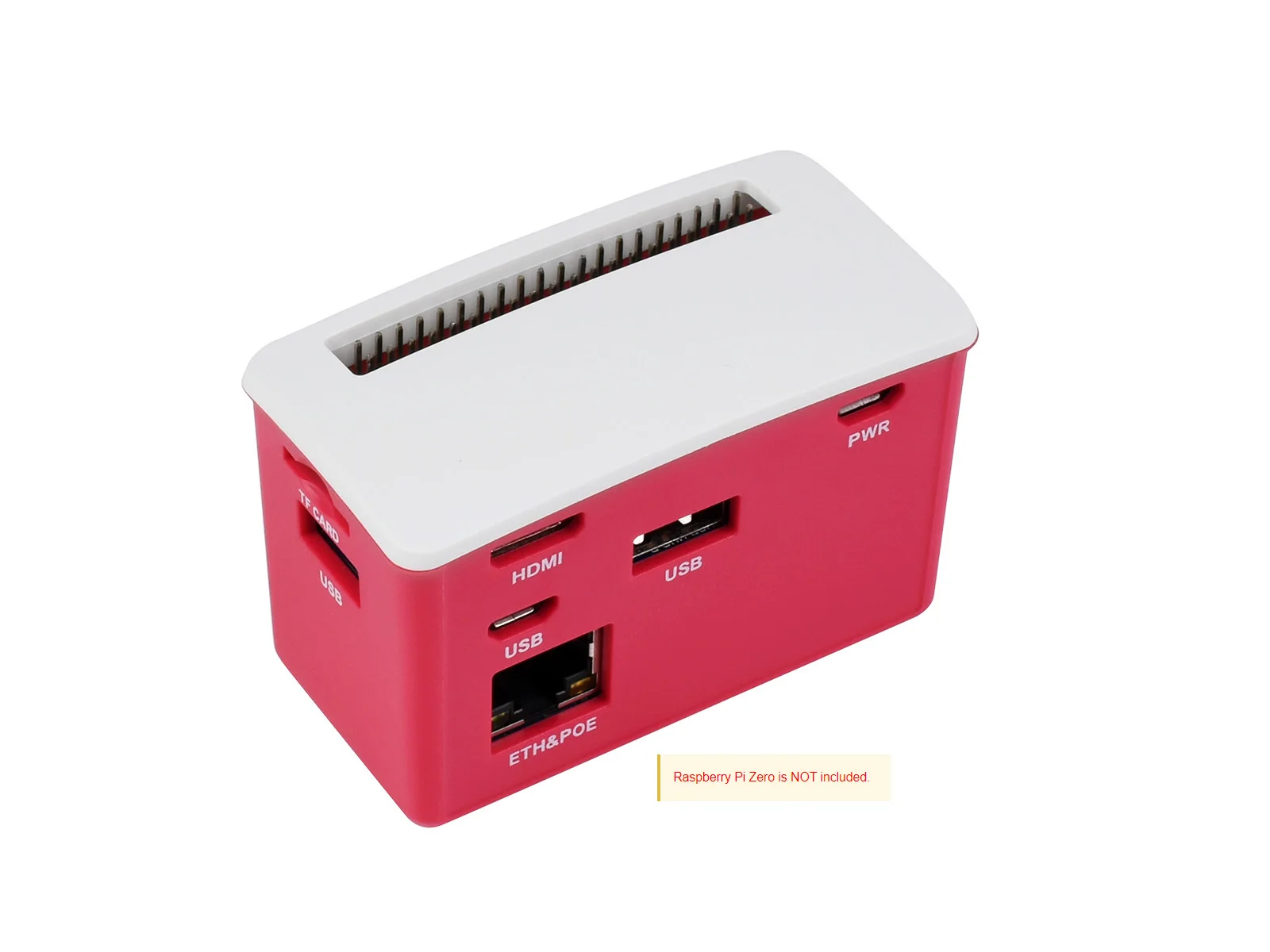 

Waveshare Ethernet с питанием по Ethernet/стандартная коробка для Raspberry Pi Zero Series, 3x USB 2,0, 802.3af