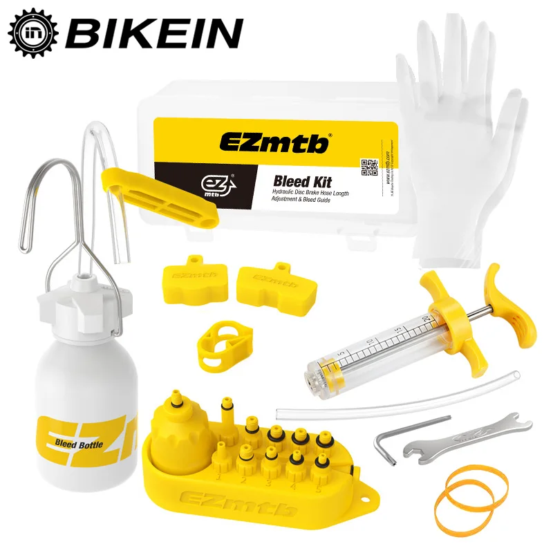 BIKEIN горный велосипед Hydraulische Schijfremmen Olie Bleed Kit Инструменты для SHIMANO MAGURA TEKTRO SRAM серия MTB велосипед тормоза Reparati