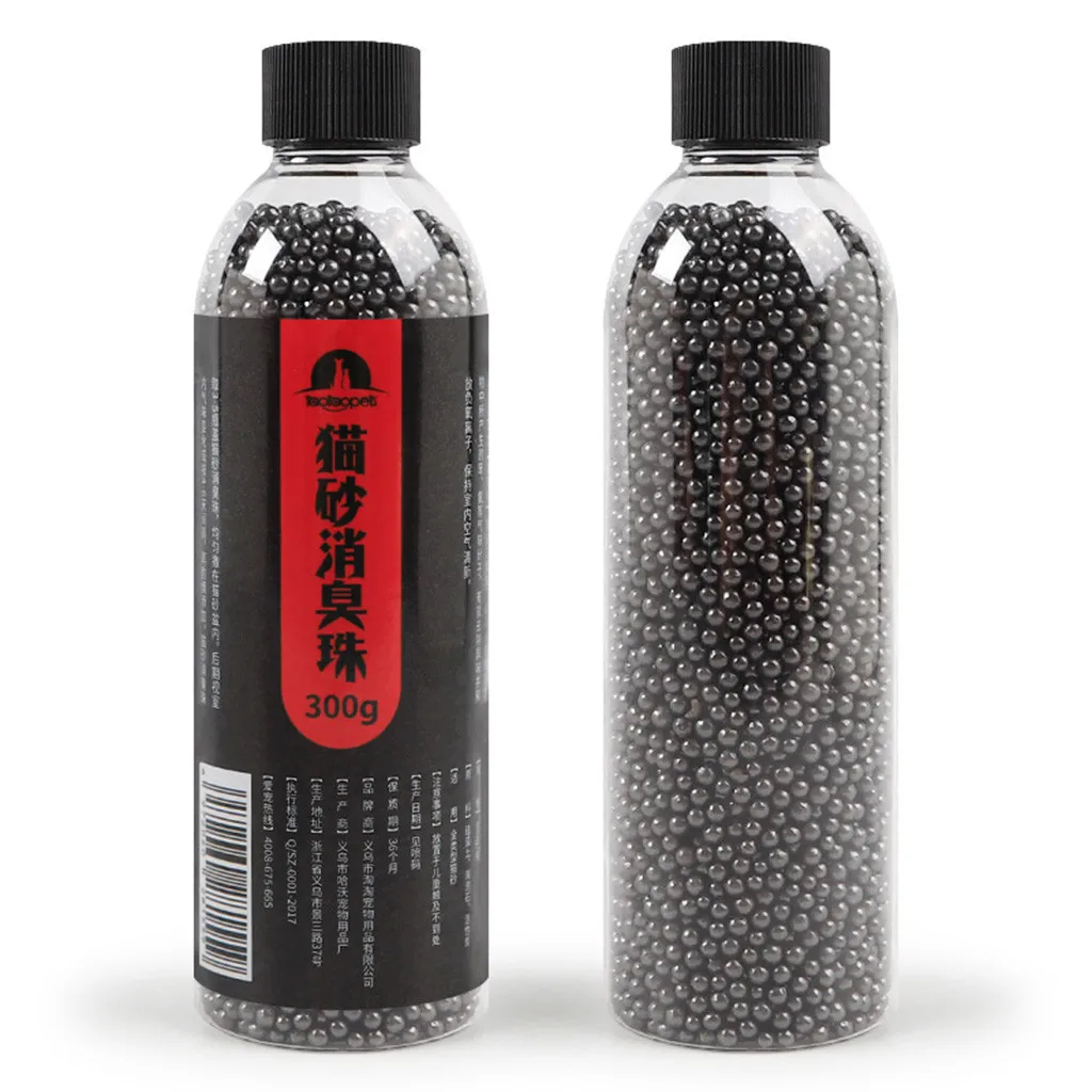 Cat Litter Deodorant Beads Activated Charcoal Absorbs Tight Odor Cat Stink Bead dropship