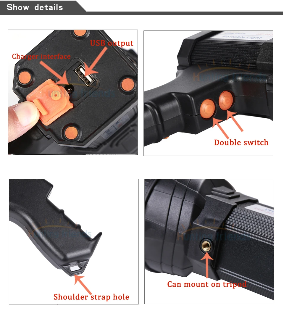 手枪手电筒黑色修改_06