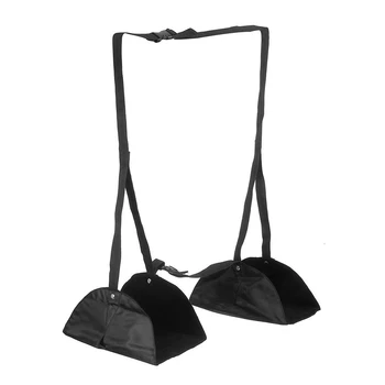 

Office Long Distance Relaxed Home Comfortable Hanger Oxford Cloth Traveling Portable On Airplane Footrest Hammock With Buckle