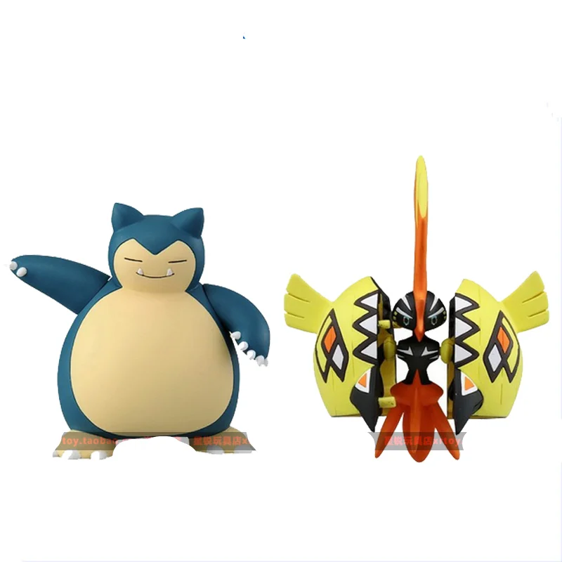 Pokemon Snorlax and Tapu Koko Cute Joints Movable Action Figure Ornament  Model Toys - AliExpress