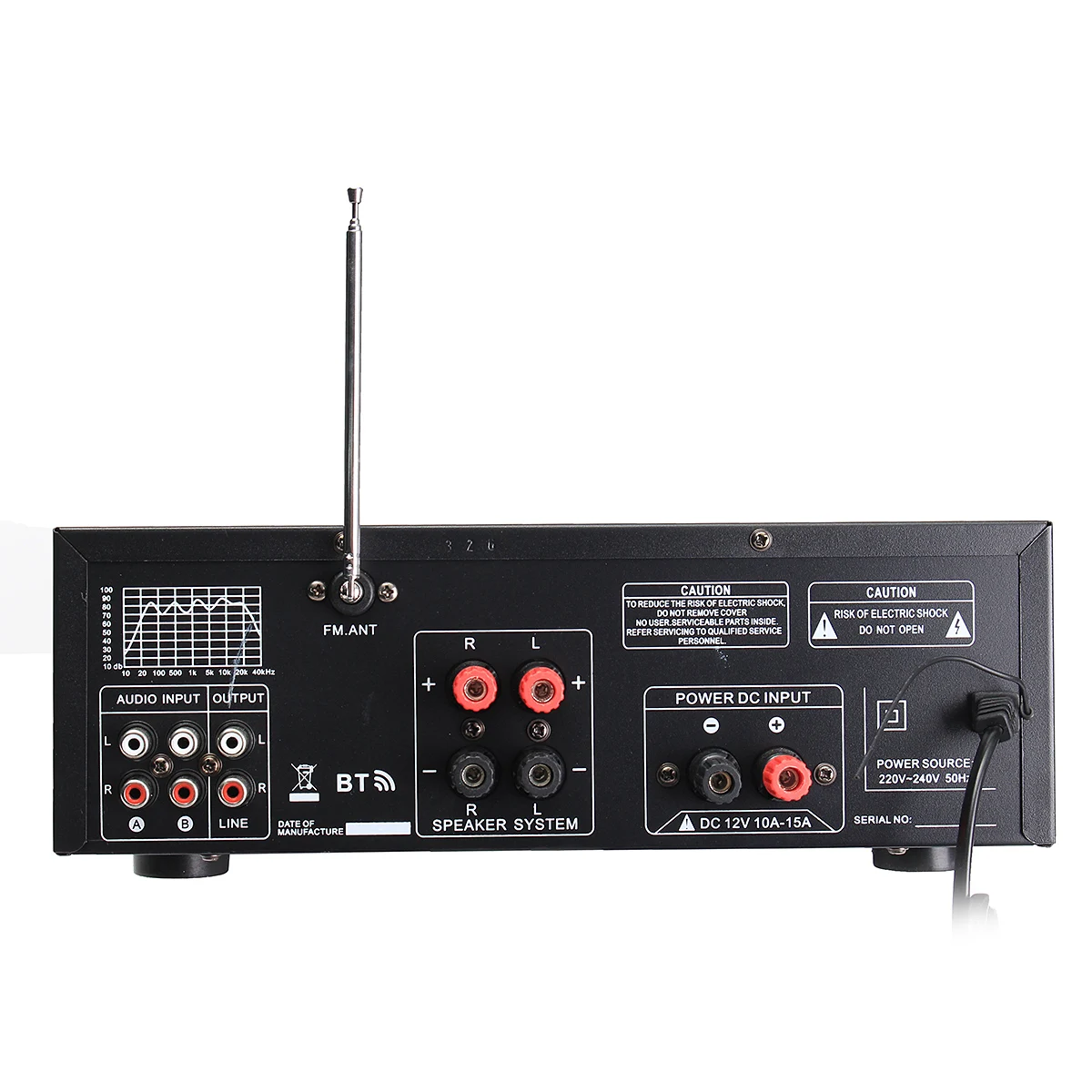 2000 Вт 5 0 bluetooth 2 канальный аудио hi fi усилитель стерео 326BT 12 В/220 В AV динамик с