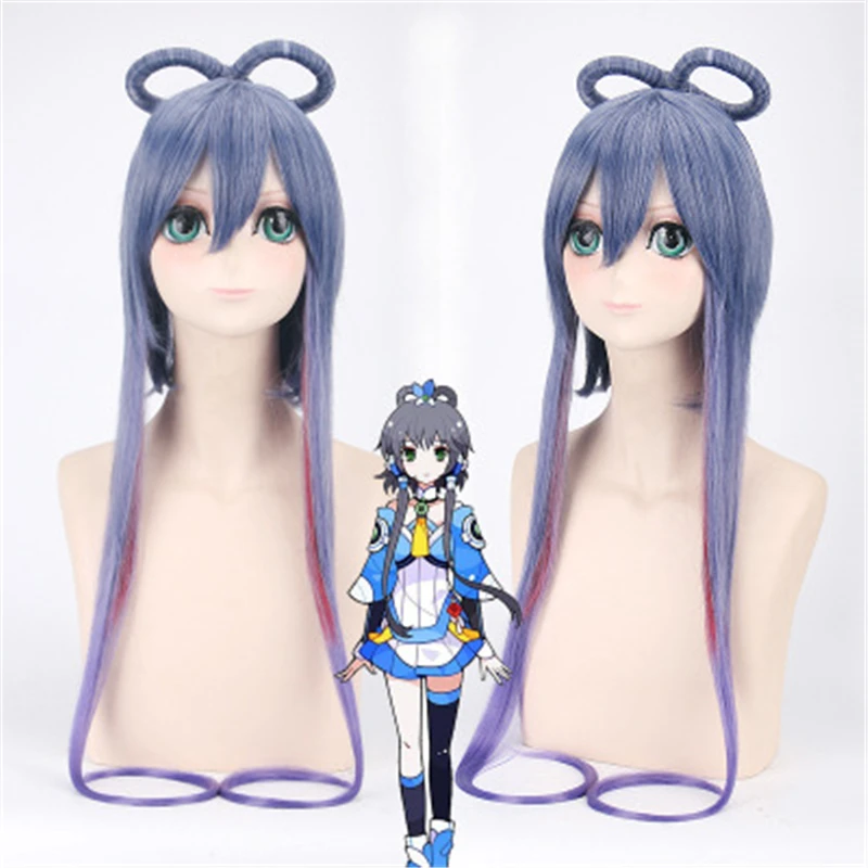 

Vocaloid Luo Tianyi Women Dark green gradient Long Wig Cosplay Costume YAYIN GONGYU Heat Resistant Synthetic Hair Cosplay Wigs
