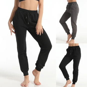 

Women Casual Pants Solid Running Pants Sport Pencil Pants Women Cotton Soft Home Wear Long Joggers Gym Trousers Running