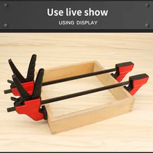 AOZBZ 4 дюйма F Тип Зажим прочный деревообрабатывающий обратный зажим Быстрый трещотка сверхмощный деревообрабатывающий бар зажим комплект