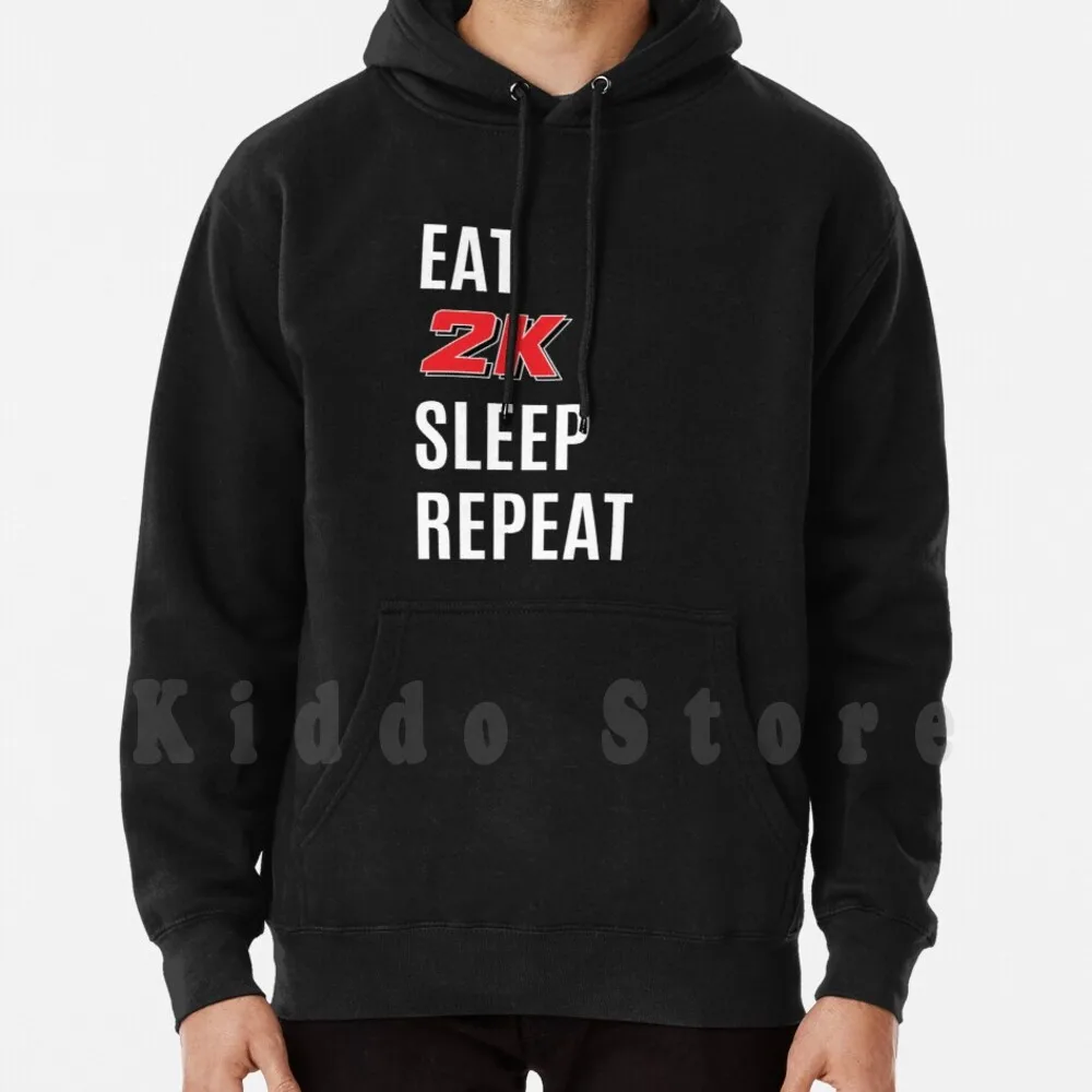 Eat 2K Sleep Repeat Felpe Con Cappuccio Manica Lunga Eat 2K Sleep Reveal 2K God 2K King 2K Queen 2K Fan Basketball