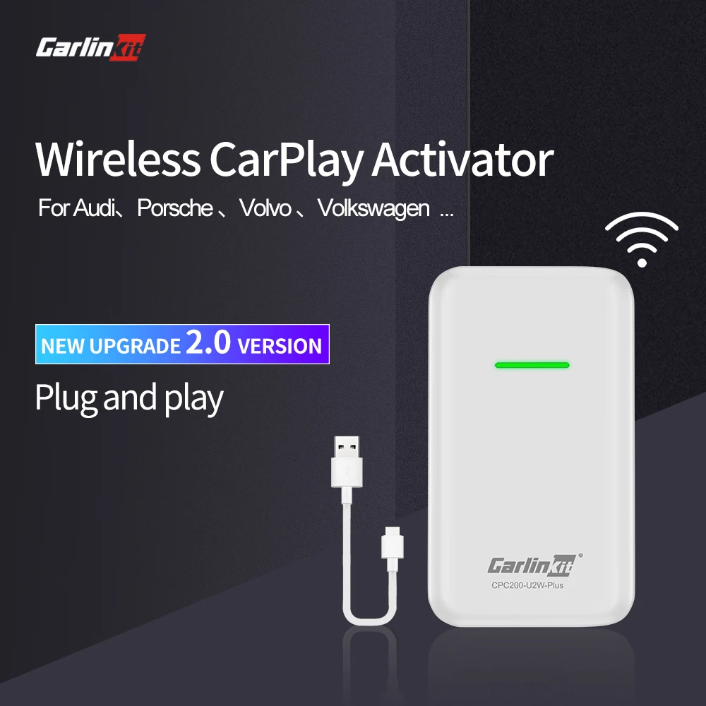 

Carlinkit2.0 Version Wireless Carplay Adapter Dongle For IOS phone car Original Car Has Wired Carplay Built-in Wired to Wireless