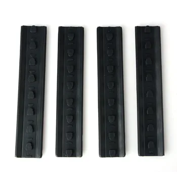 

A type black 4 pieces Tactical KeyMod Rubber soft Rail Cover