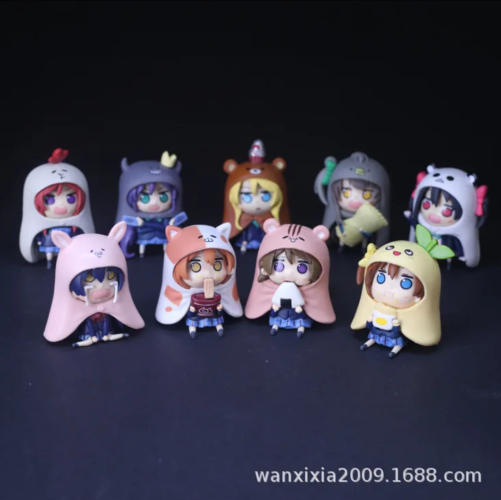 

Anime Peripheral Garage Kit loveliveq Version Small Buried Series 9-Doll Toy Model Car Decoration