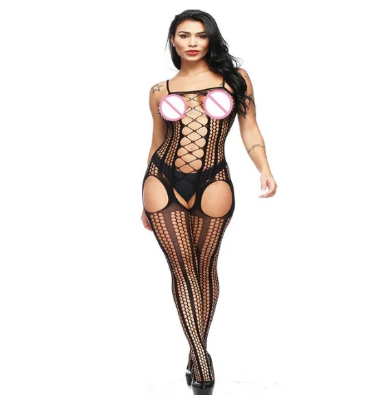 catsuit sex product teddy bodysuit open crotch lingerie tights Fishnet Nightgown crotchless fetish bodystocking