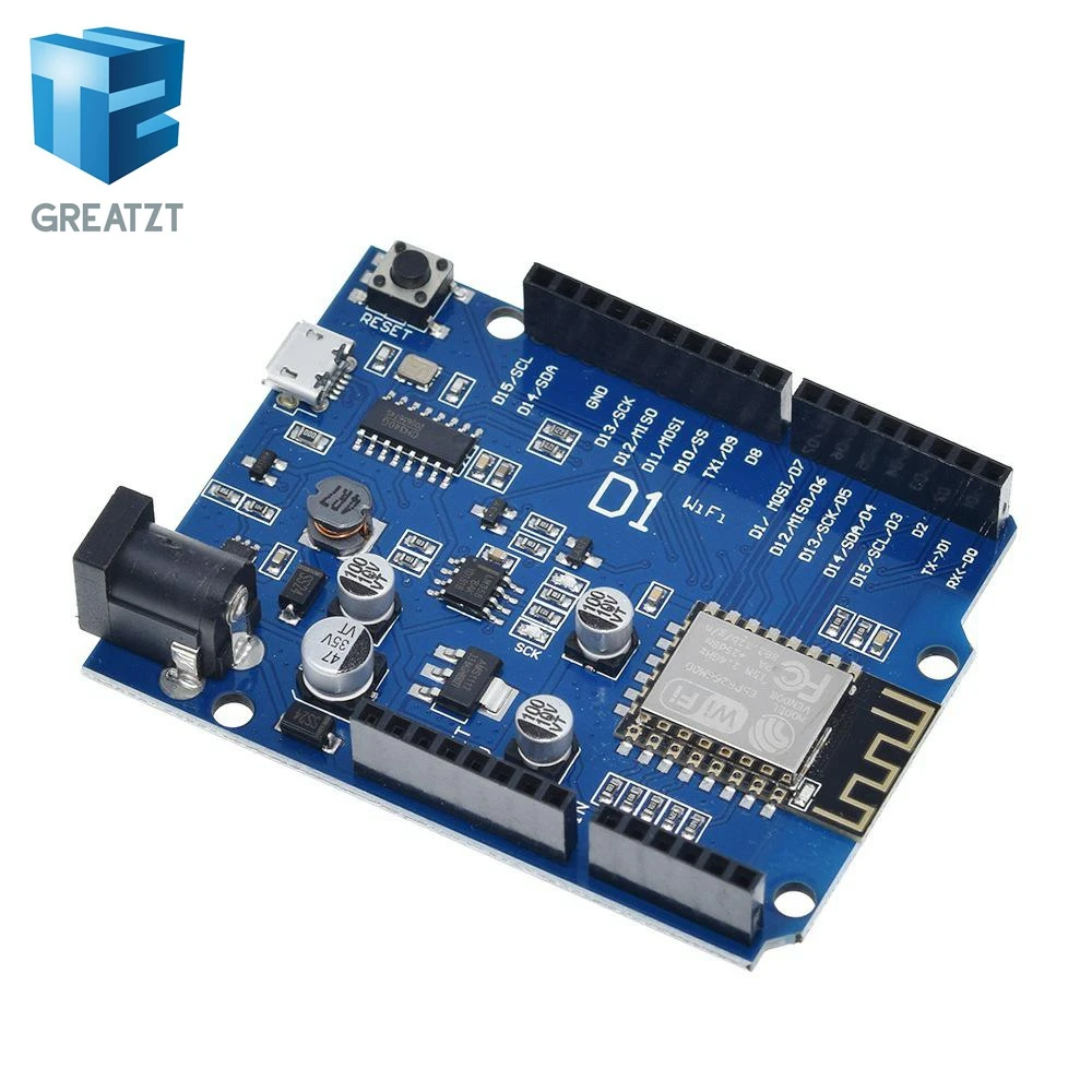 ESP 12E wemos D1 Wi Fi UNO основе ESP8266 щит для Arduino совместимый|shield for arduino|wemos d1shield esp8266 |