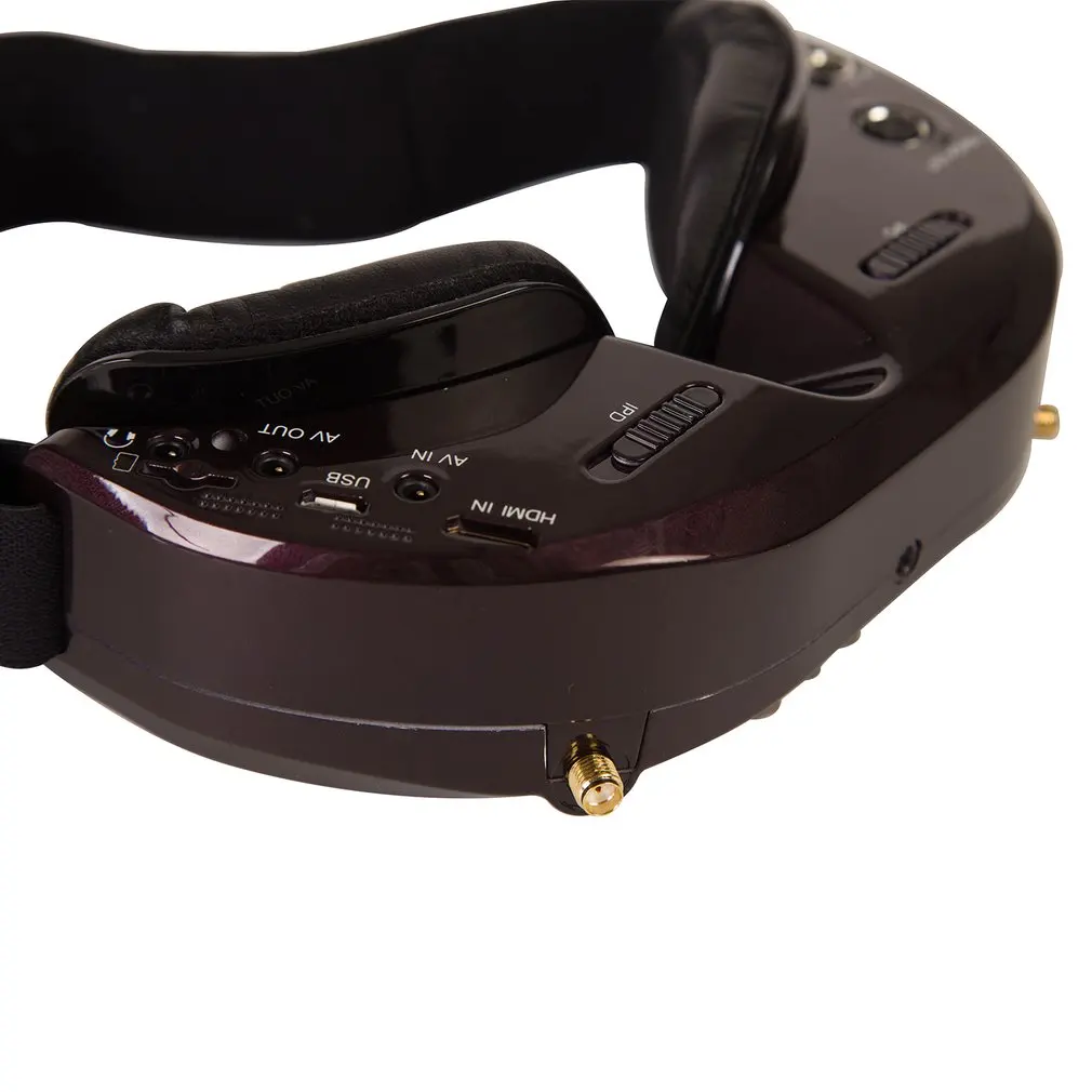 5,8 GHz 48CH разнообразие FPV очки поддержка HDMI отслеживание головы с вентилятором DVR фронтальная камера для RC Дрон RC