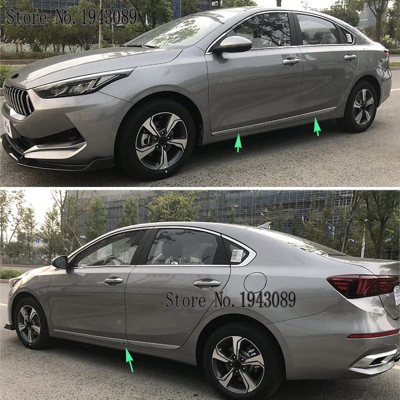 Хромированная литая дверь полоски для корпуса для Kia Cerato Фирменная Новинка K3 аксессуары накладки для отделки автомобиля Стайлинг