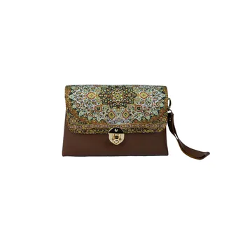 

Handmade Elegant Lady Bag designed with special fabric with kilim motifs.