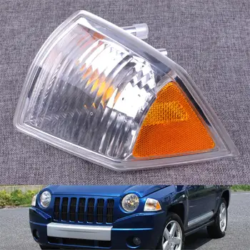

DWCX Car Left Driver Side Front Turn Signal Parking Light Corner Lamp Housing fit for Jeep Compass 2007 2008 2009 2010