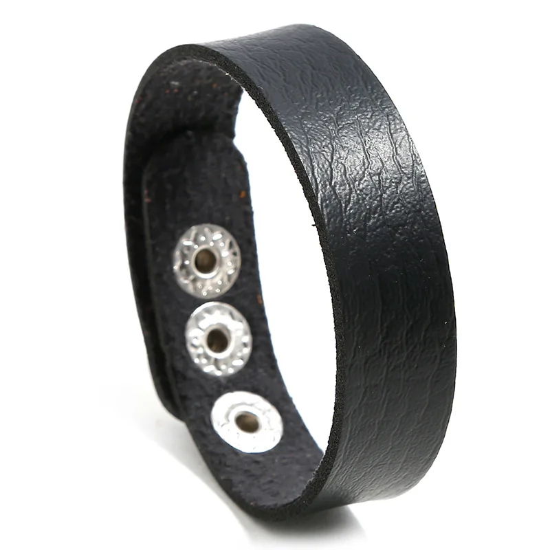 Bracelet for Men Women Leather Bracelets & Bangles Brown and Black Color bracelet jewelry