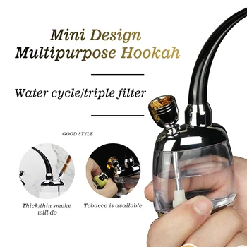 

Healthy Hookah for Smoking Shisha Hookah Nozzle Gentle Bong Tobacco Tube Portable Upscale Pipes Smoking Grass Tobacco Pipes