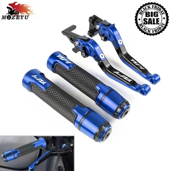 

For YAMAHA yzf YZF R1 2004-2008 2007 2006 2005 CNC Motorcycle Folding Brake Clutch Lever and Handle Grips YZFR1 YZF-R1 Handbar