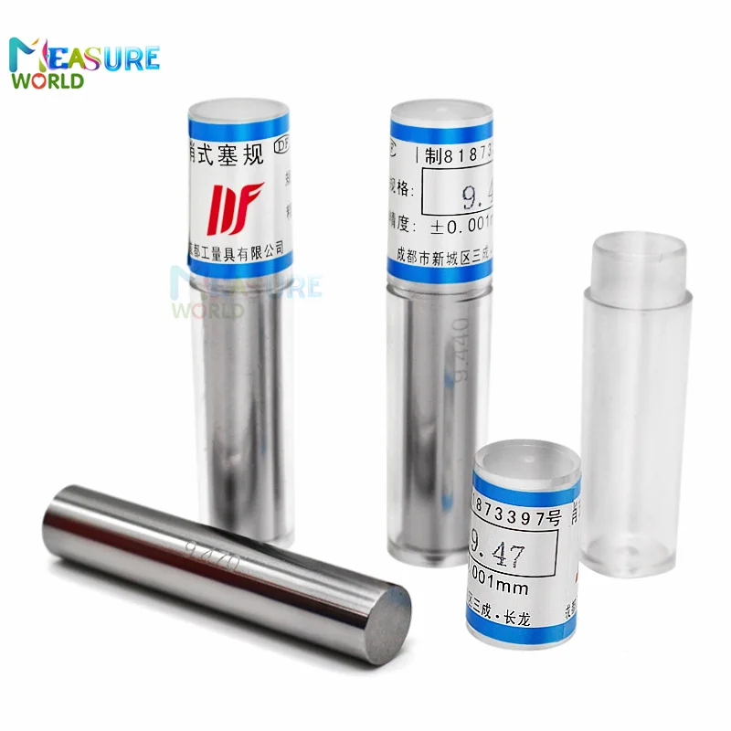 부드러운 플러그 게이지 구멍 게이지 크기 0.5-5.99mm 6-9.99mm 단계 0.01mm 원통형 핀 게이지 측정 도구, 로트당 10 개