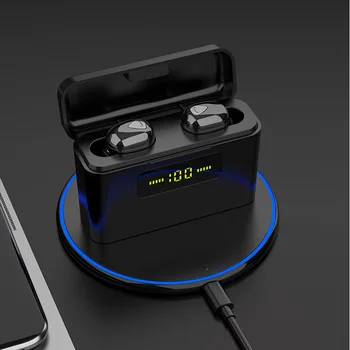 

DG509 Tws Wireless Bluetooth Headphone Hifi 3D Stereo Headset Game LED Screen Earphones With Wireless Charge Function for Phone