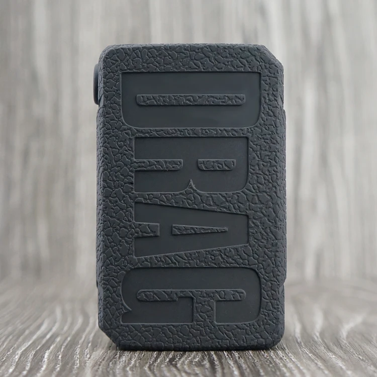 black 10 шт силиконовый чехол для VOOPOO Drag mini 117 защитный мод Vape комплект текстура кожи резиновый рукав щит обертывание чехол подходит для drag mini - Цвет: black
