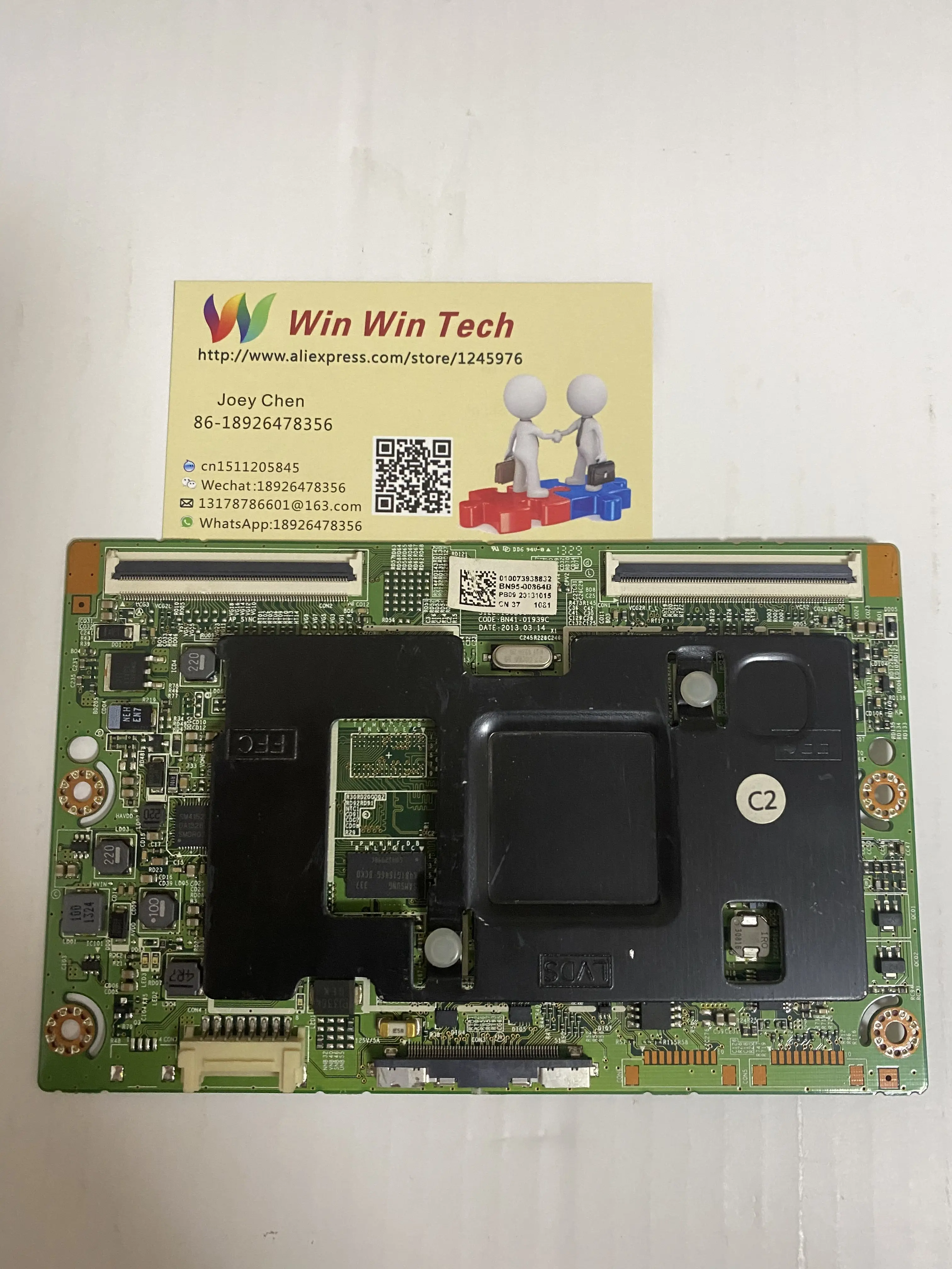 

BN41-02069A BN95-01131A 100% Good test T-con board for Samsung UA55F6400AJXXR BN41-02069A BN95-01131A