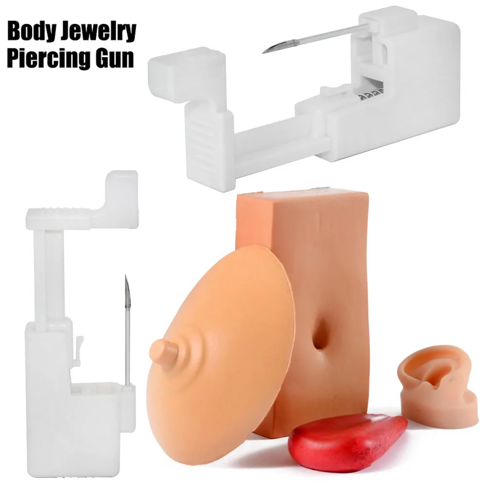 Corpo seguro piercing gun snakemolt piercing cânula eo esterilização de aço cirúrgico agulha inovação para fazer mais seguro piercings ferramenta
