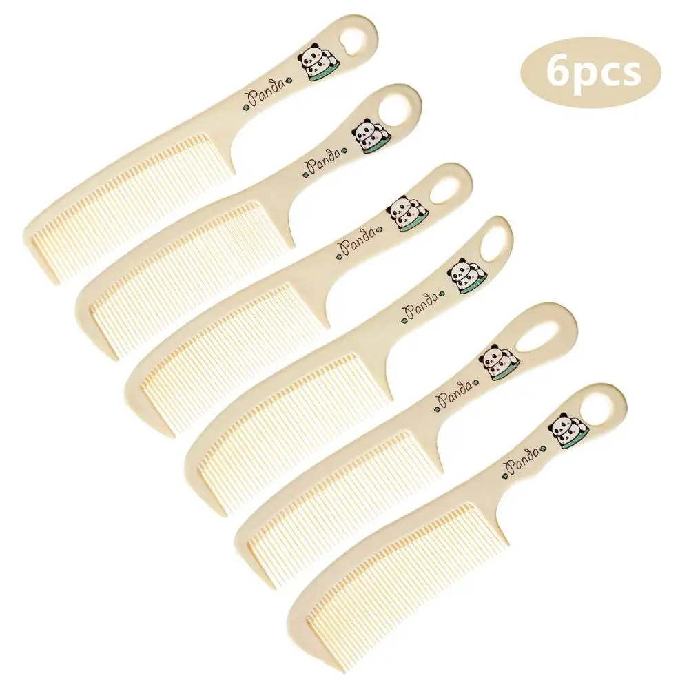 

6 Style Anti-static Hairdressing Combs Tangled Straight Hair Brushes Girls Ponytail Comb Pro Salon Hair Care Styling Tool