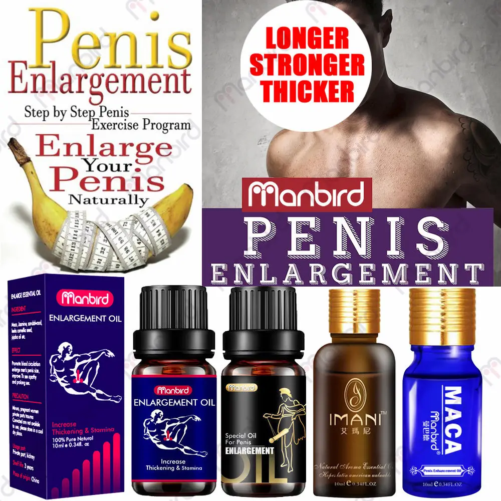 2 Pcs Penis Thickening Growth Man Big Dick Liquid Cock Erection Enhance Men Health Care Enlarge Penis Enlargement Massage Oils